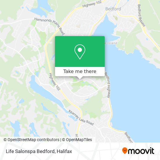 Life Salonspa Bedford map