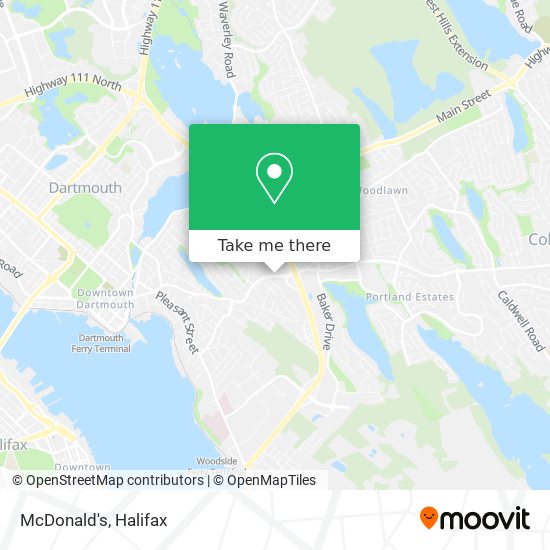 McDonald's map