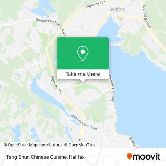 Tang Shun Chinese Cuisine plan