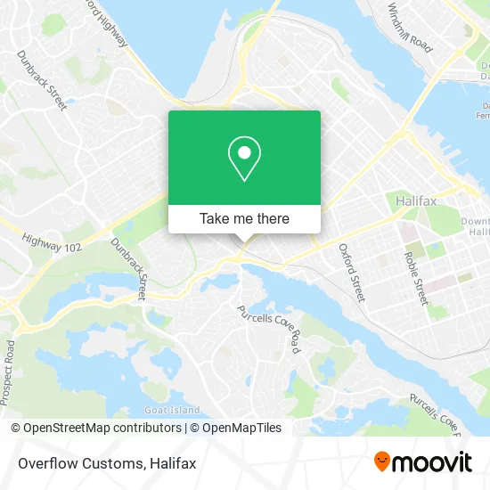 Overflow Customs map