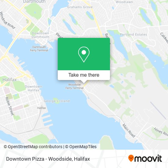 Downtown Pizza - Woodside plan