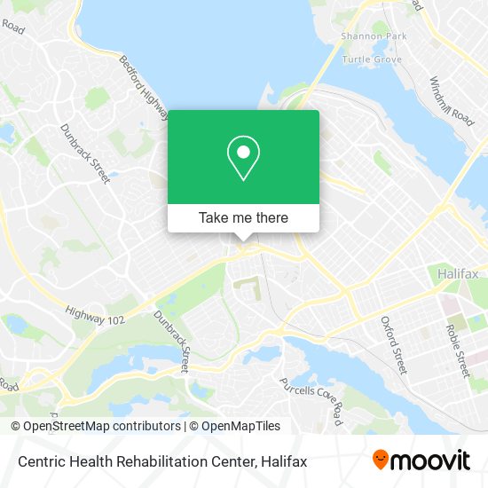 Centric Health Rehabilitation Center map