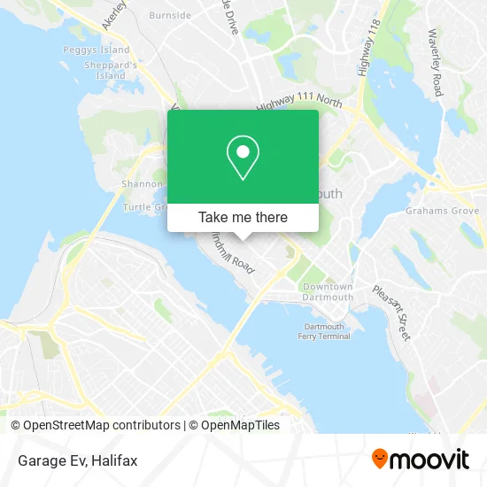 Garage Ev map