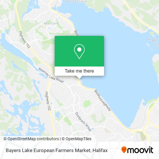 Bayers Lake European Farmers Market map