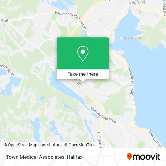 Town Medical Associates map