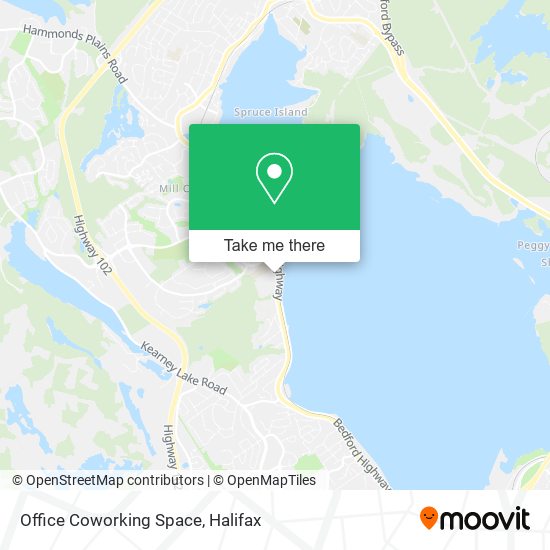 Office Coworking Space map