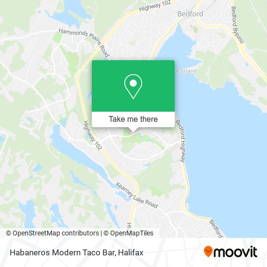 Habaneros Modern Taco Bar map