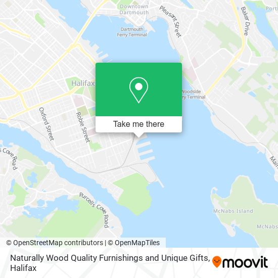 Naturally Wood Quality Furnishings and Unique Gifts map