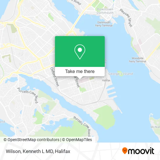 Wilson, Kenneth L MD map