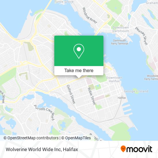Wolverine World Wide Inc map