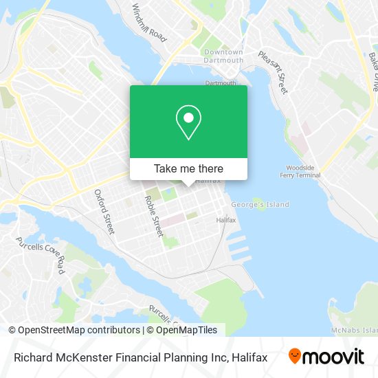 Richard McKenster Financial Planning Inc map