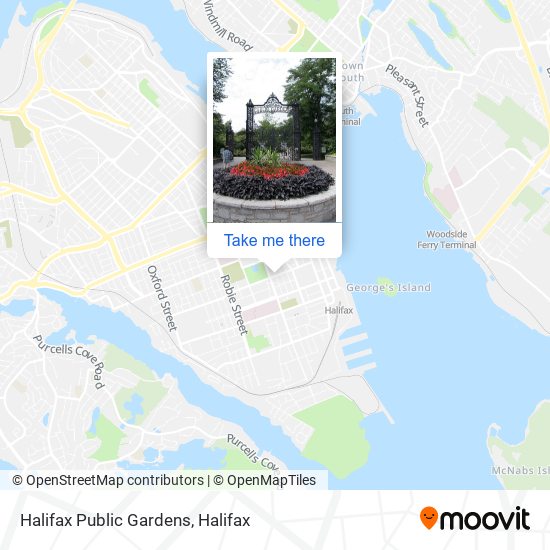 Halifax Public Gardens plan