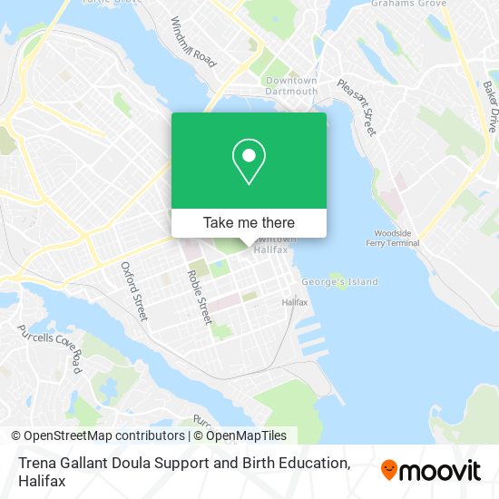 Trena Gallant Doula Support and Birth Education map