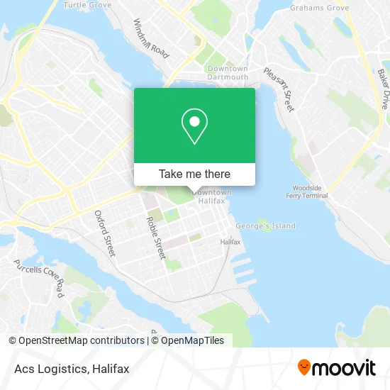 Acs Logistics map