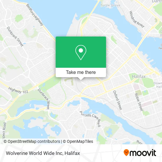 Wolverine World Wide Inc map