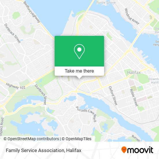 Family Service Association map