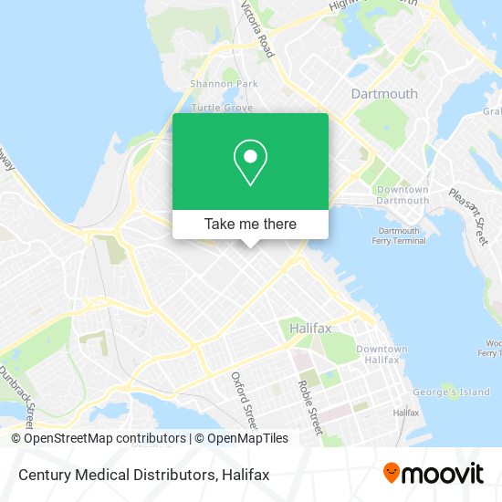 Century Medical Distributors map