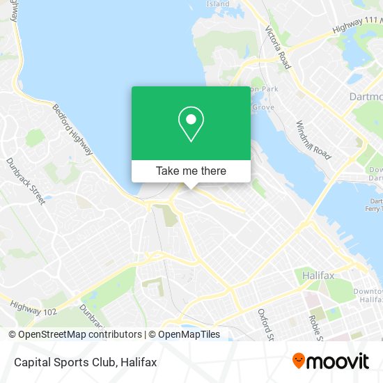 Capital Sports Club map