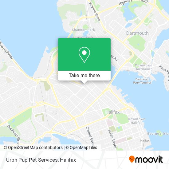Urbn Pup Pet Services map