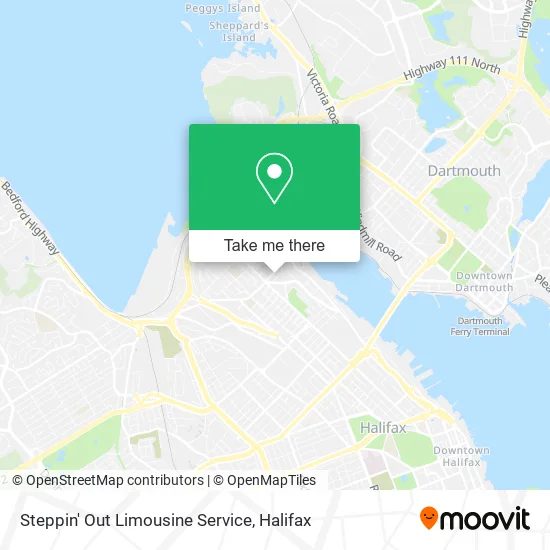 Steppin' Out Limousine Service map