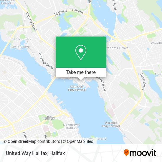 United Way Halifax map