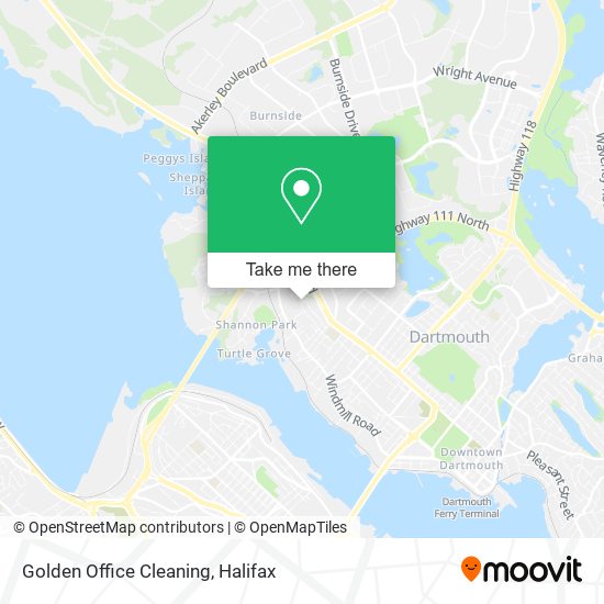 Golden Office Cleaning map