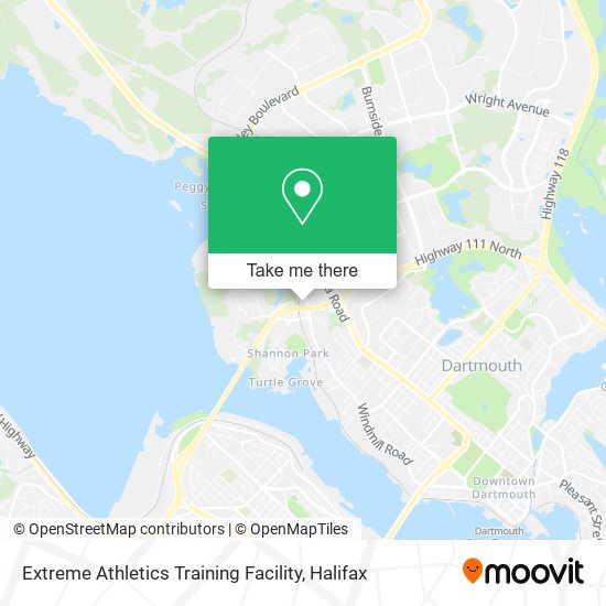 Extreme Athletics Training Facility map