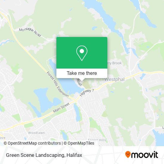 Green Scene Landscaping map