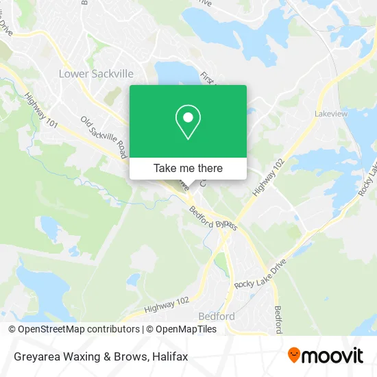 Greyarea Waxing & Brows map