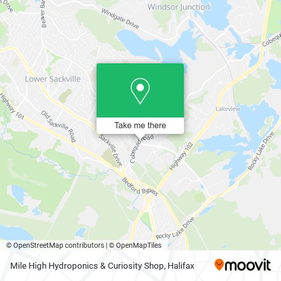 Mile High Hydroponics & Curiosity Shop map