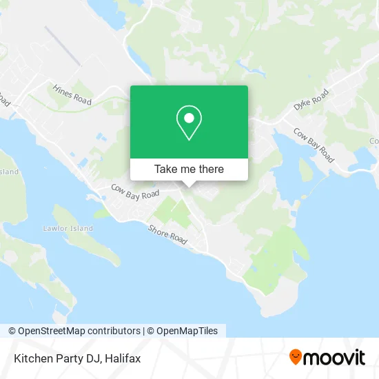 Kitchen Party DJ map