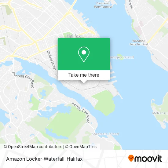 Amazon Locker-Waterfall map