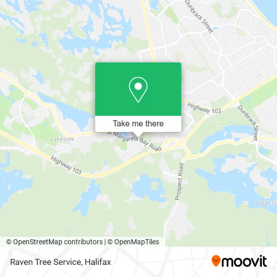 Raven Tree Service map