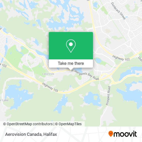 Aerovision Canada map