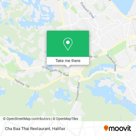 Cha Baa Thai Restaurant map