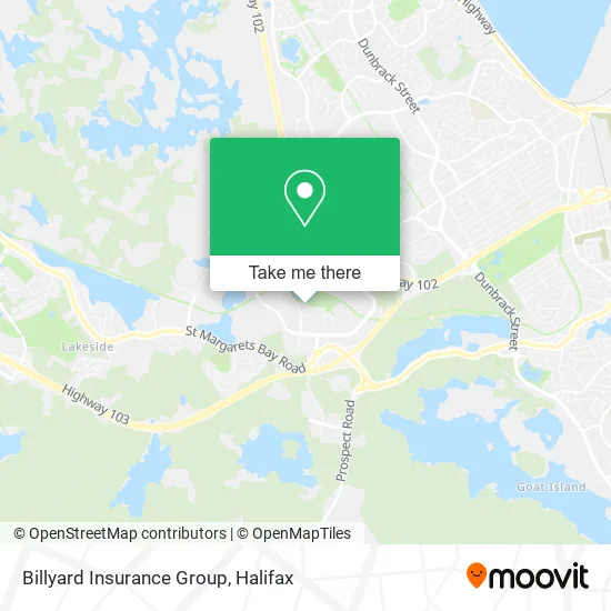 Billyard Insurance Group map