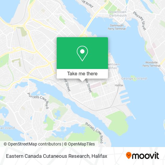 Eastern Canada Cutaneous Research map