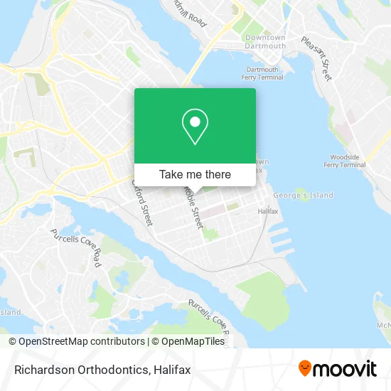 Richardson Orthodontics map