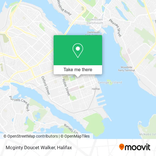 Mcginty Doucet Walker map