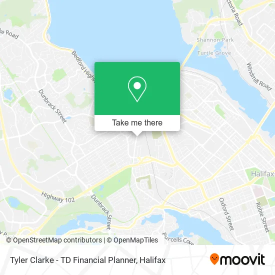 Tyler Clarke - TD Financial Planner map