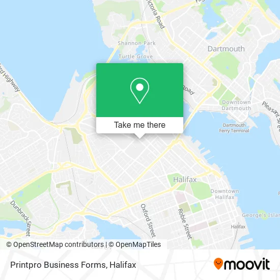 Printpro Business Forms map