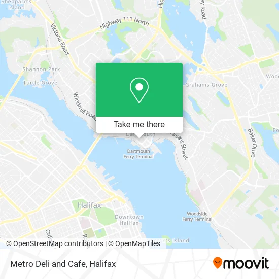 Metro Deli and Cafe map