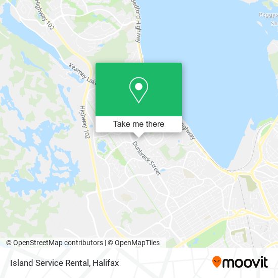 Island Service Rental map