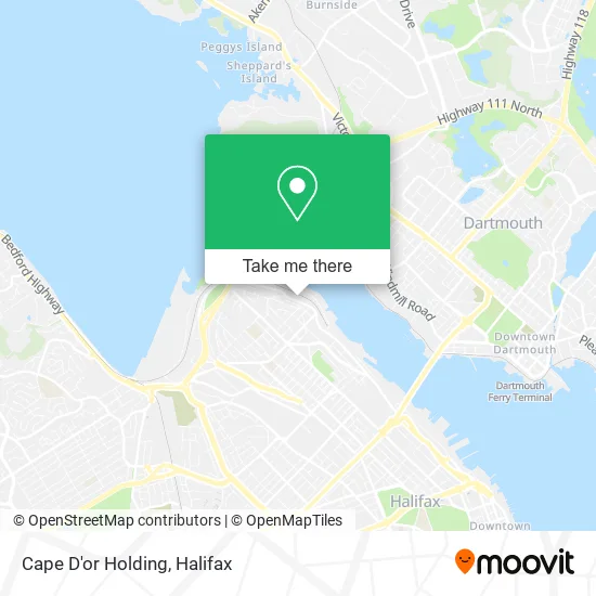 Cape D'or Holding map