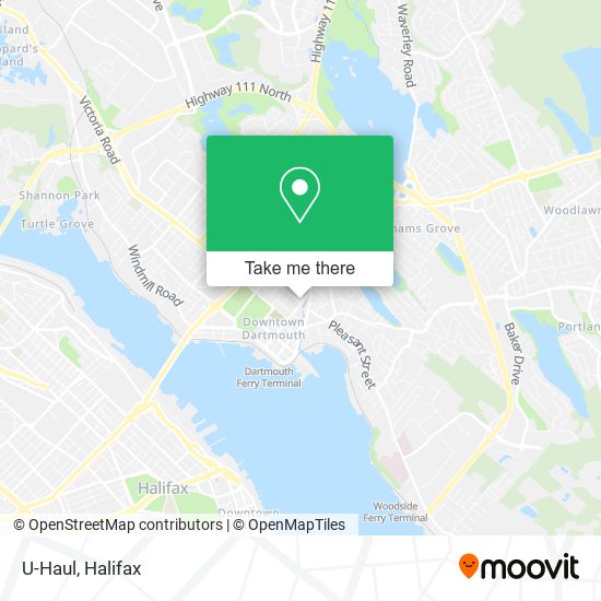 U-Haul map