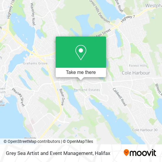 Grey Sea Artist and Event Management map