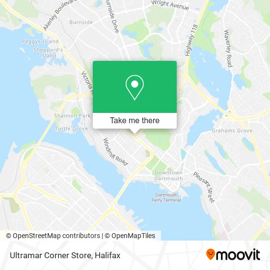 Ultramar Corner Store map