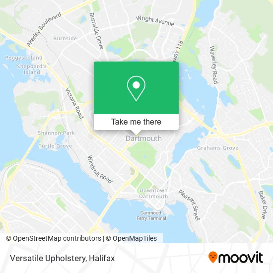 Versatile Upholstery map