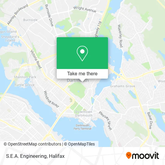 S.E.A. Engineering map