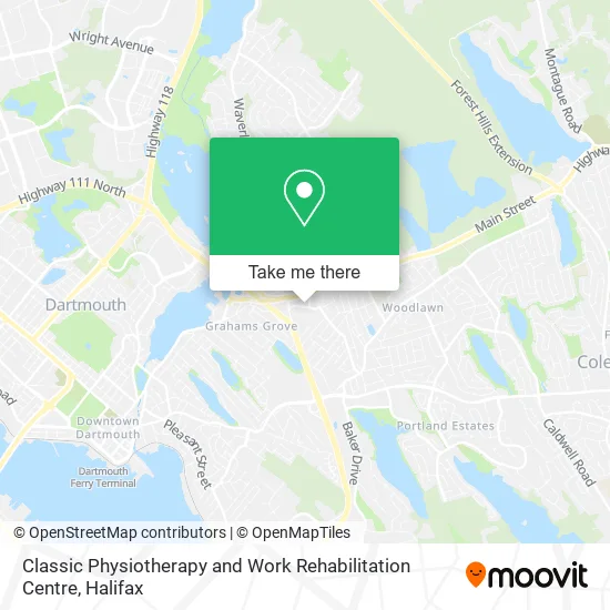 Classic Physiotherapy and Work Rehabilitation Centre map